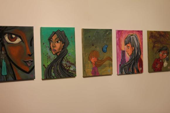 BaheWhitethorneJr_NavajoAnimeWomenSeries_May2013